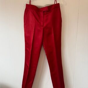 Helmut Lang Vibrant Red Women's Trousers